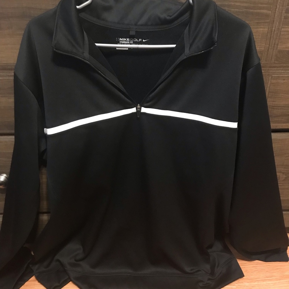 Black Nike Golf Quarter Zip Pullover
